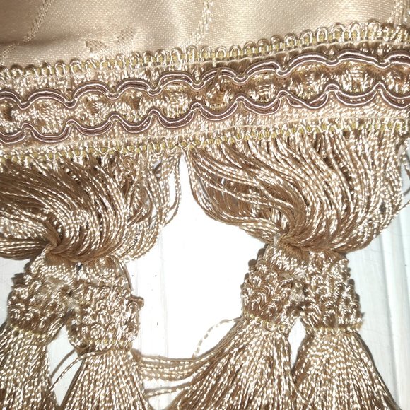 Decorative fancy gold bath towels 6pc - Picture 8 of 14